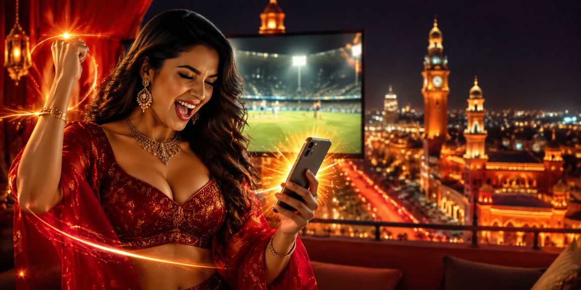 Rummy gameplay on mobile device in an Indian city setting
